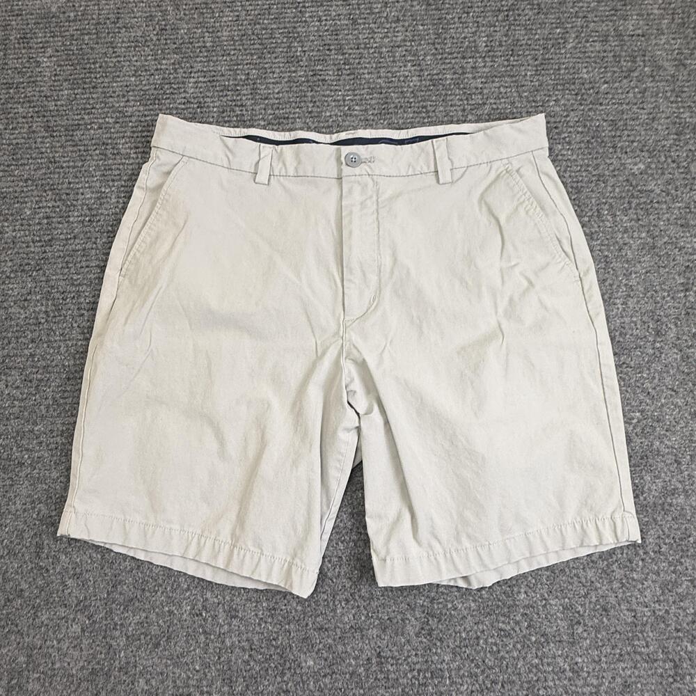 Vineyard Vines Shorts Mens 36 Gray Performance Chino Stretch Casual 8 Inseam